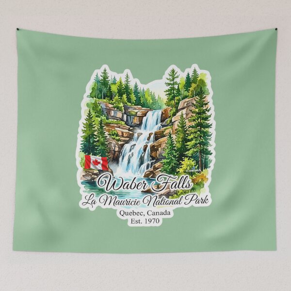 Item preview, Waber Falls La Mauricie National Park designed and sold by EvergreenPark - Tee Studio.