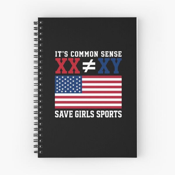 Item preview, It's Common Sense XX XY Save Girls Sports American Flag designed and sold by haitrieuic96.