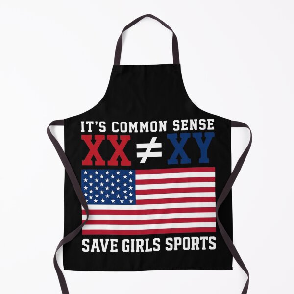 Item preview, It's Common Sense XX XY Save Girls Sports American Flag designed and sold by haitrieuic96.