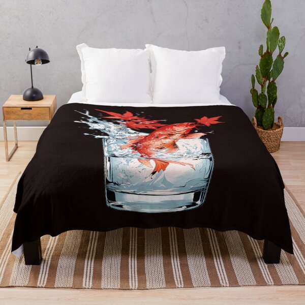 Item preview, Japanese Koi Fish Red Maple Glass designed and sold by Structure-Blue.