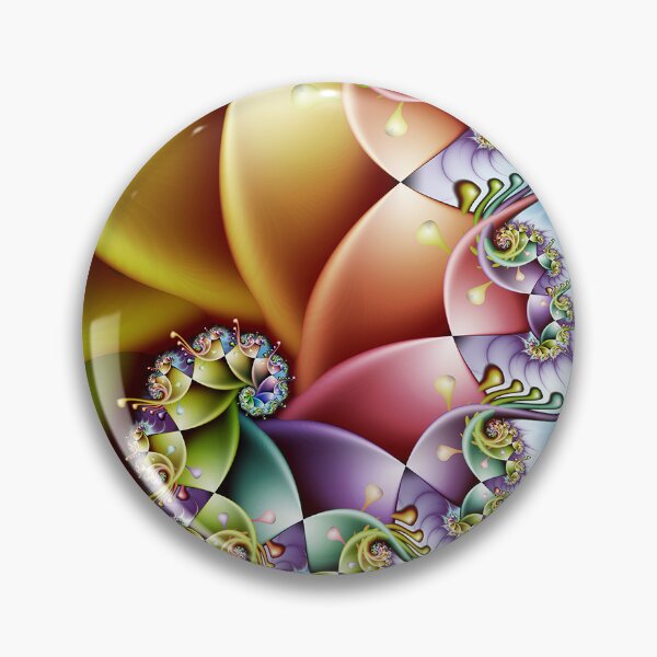 Item preview, Rainbow Spiral designed and sold by Kelly Dietrich Mandala & Fractal Art.