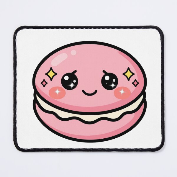 Item preview, Cute Shy Kawaii Macaron Cartoon | Adorable Macaron Sticker & Gift Design designed and sold by Rood Art Studio.