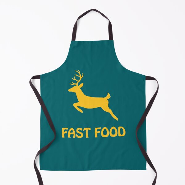 Item preview, Fast Food Deer Hunting Funny Hunter Leaping Buck Quote designed and sold by Akkhay.
