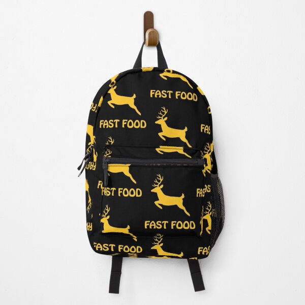 Item preview, Fast Food Deer Hunting Funny Hunter Leaping Buck Quote designed and sold by Akkhay.