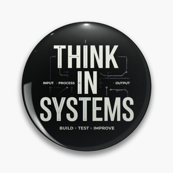 Item preview, Think In Systems Schematic Engineering Graphic Art designed and sold by Amr Darwish Graphic designer.