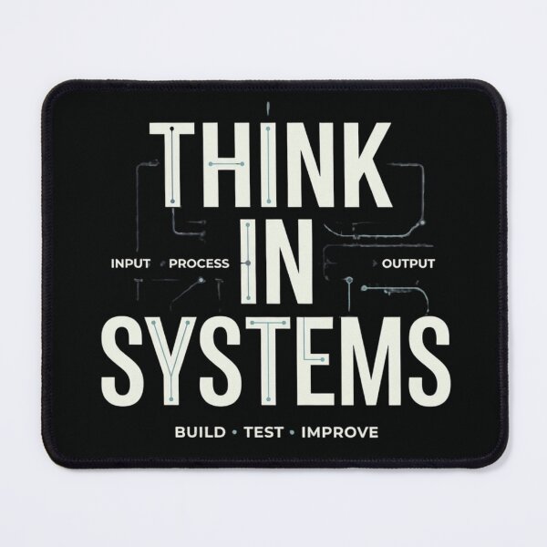 Item preview, Think In Systems Schematic Engineering Graphic Art designed and sold by Amr Darwish Graphic designer.