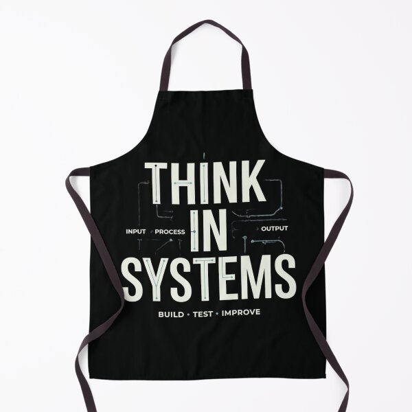 Item preview, Think In Systems Schematic Engineering Graphic Art designed and sold by Amr Darwish Graphic designer.