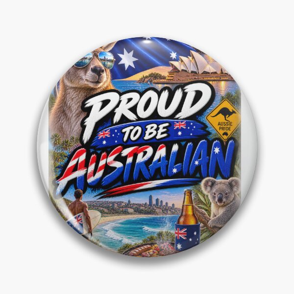 Item preview, Proud To Be Australian | Australia Heritage designed and sold by GlitchThreads.
