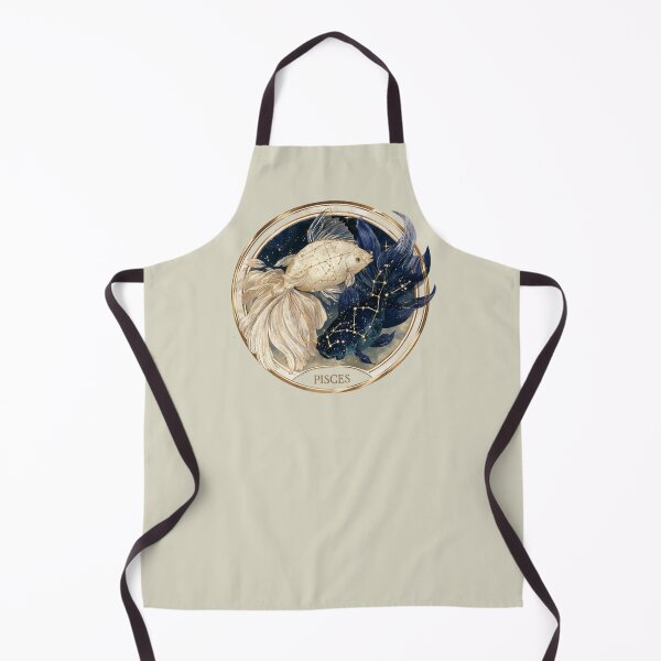 Item preview, Pisces Zodiac Fish Astrology Celestial Constellation Gold Navy PNG designed and sold by MythicMood.