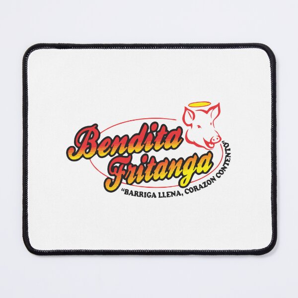 Item preview, Bendita Fritanga Vintage Pig Halo Mascot Logo designed and sold by mekriola.