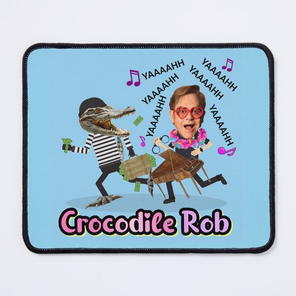 Item preview, Crocodiles involved in robberies is kinda catchy designed and sold by reallypathetic.