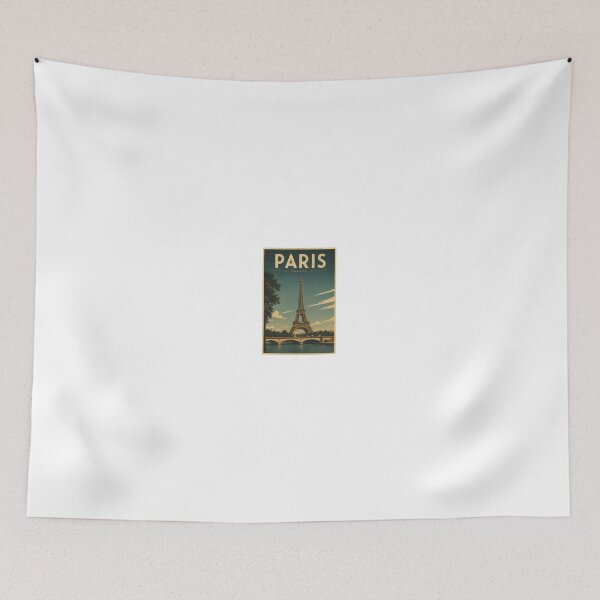 Item preview, Paris Vintage – Eiffel Tower | Retro French Travel Poster designed and sold by Vintage city life.