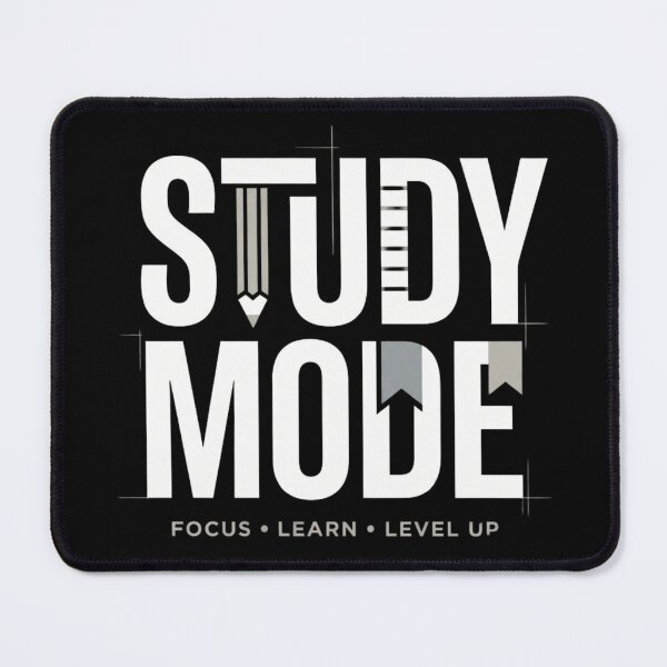 Item preview, Study Mode Focus Blueprint Academic Typography designed and sold by Amr Darwish Graphic designer.