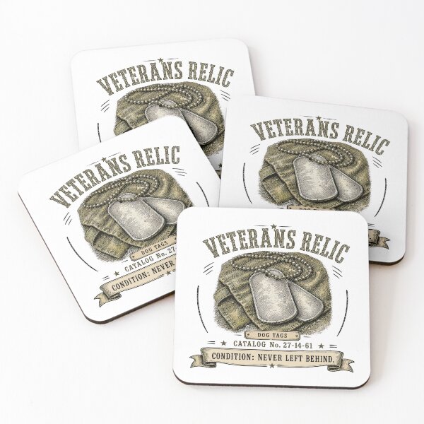 Item preview, Veterans Relic | Vintage Military Dog Tags | Never Left Behind | Military Americana designed and sold by Mikoff04-arts.
