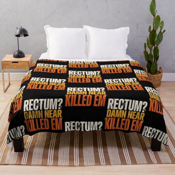 Item preview, Rectum Damn Near Killed em Sarcastic Pun Humor designed and sold by Redgiant87x.