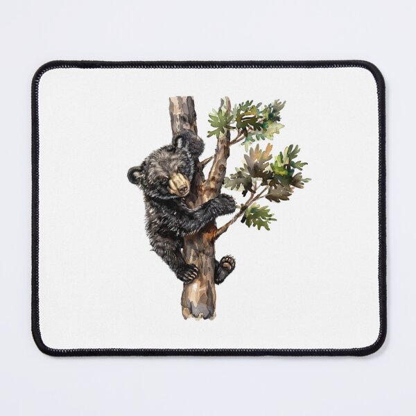 Item preview, Bear Cub | Cute Woodland Animal Watercolor Art designed and sold by Mandayartstudio.