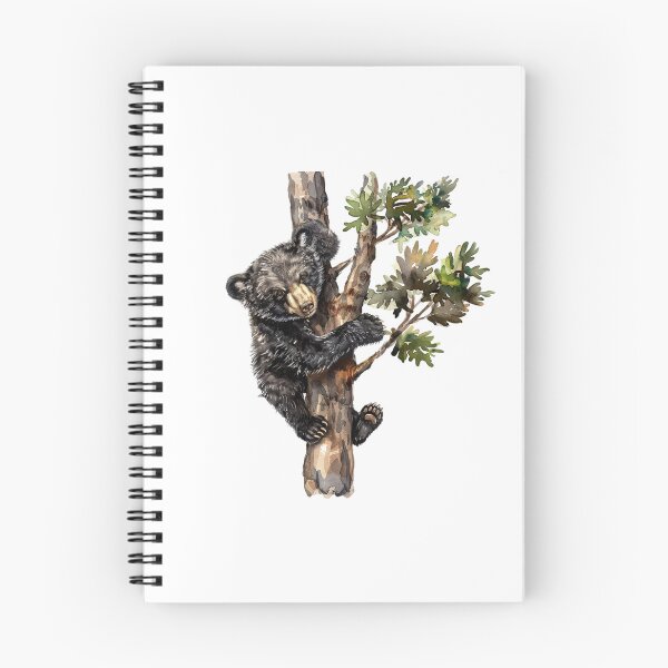 Item preview, Bear Cub | Cute Woodland Animal Watercolor Art designed and sold by Mandayartstudio.