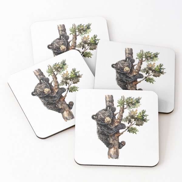 Item preview, Bear Cub | Cute Woodland Animal Watercolor Art designed and sold by Mandayartstudio.