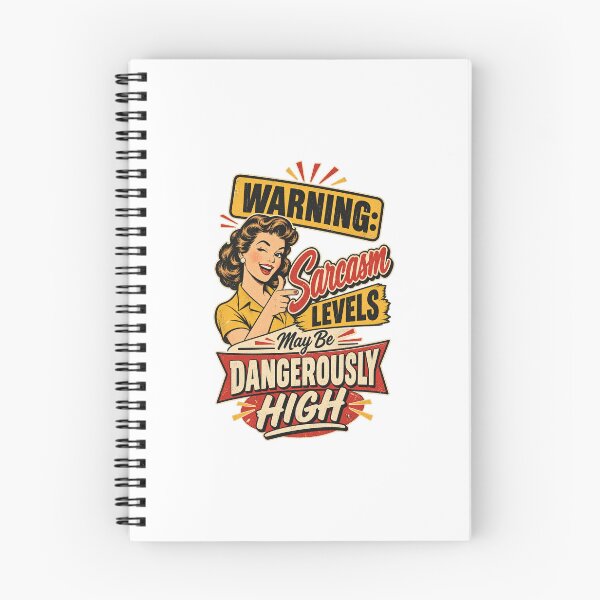 Item preview, Retro Sarcasm Warning | Vintage Advertisement Style Funny designed and sold by FBA.