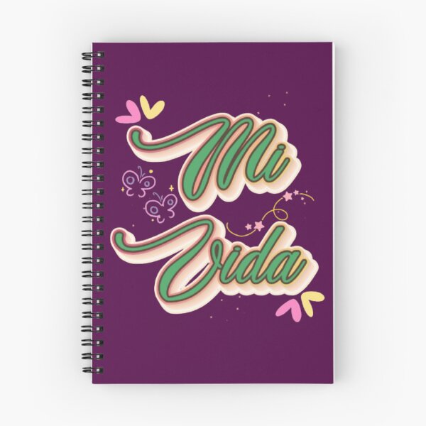 Item preview, Mi Vida Spanish Love Phrase Cute Butterflies Retro Aesthetic Design designed and sold by Miheerala.