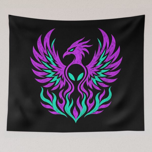 Item preview, Alien Phoenix Artwork designed and sold by Planetporridge.