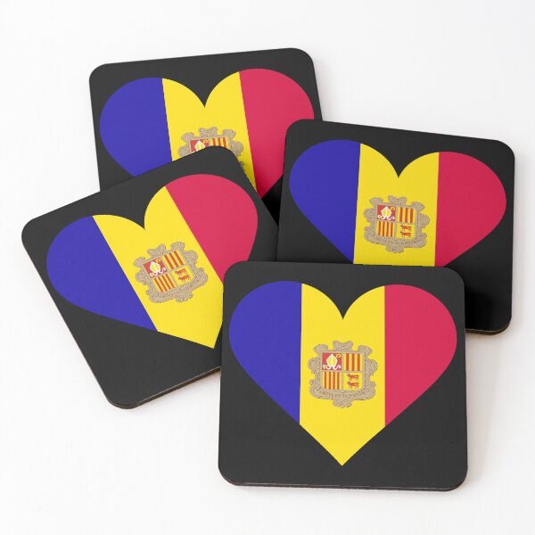 Item preview, Andorra Heart Flag Graphic | I Love Andorra Patriotic Symbol designed and sold by NTGUILTY.