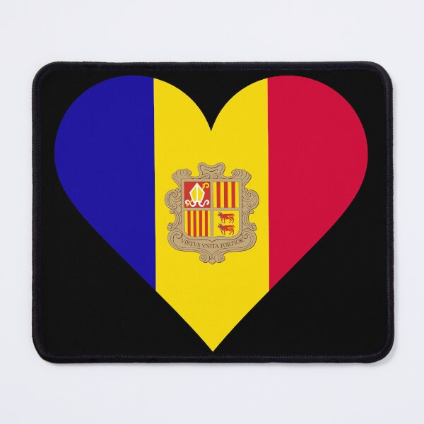 Item preview, Andorra Heart Flag Graphic | I Love Andorra Patriotic Symbol designed and sold by NTGUILTY.
