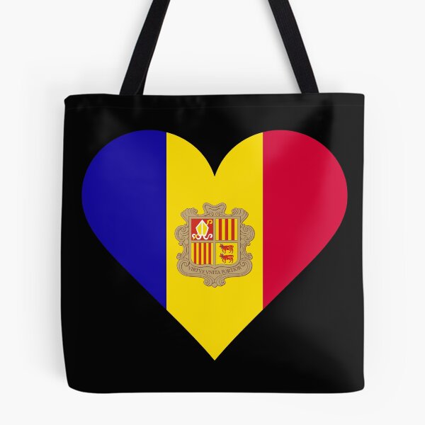 Item preview, Andorra Heart Flag Graphic | I Love Andorra Patriotic Symbol designed and sold by NTGUILTY.