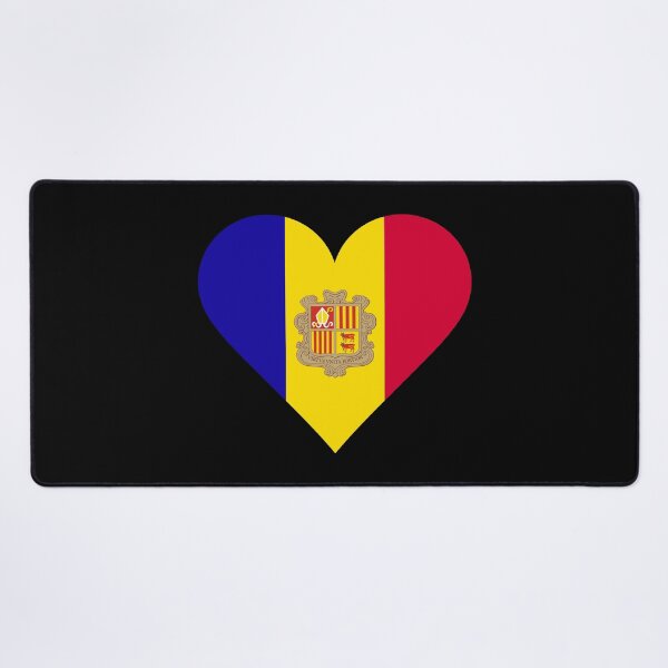 Item preview, Andorra Heart Flag Graphic | I Love Andorra Patriotic Symbol designed and sold by NTGUILTY.
