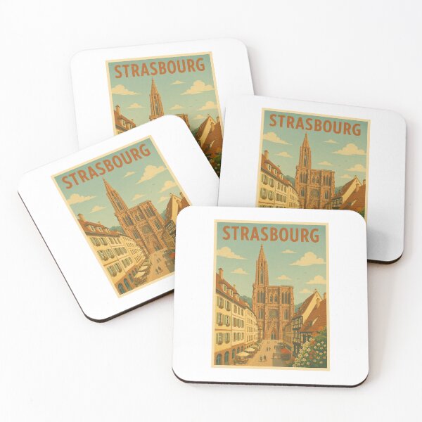 Item preview, Strasbourg Vintage Travel Poster designed and sold by Vintage city life.