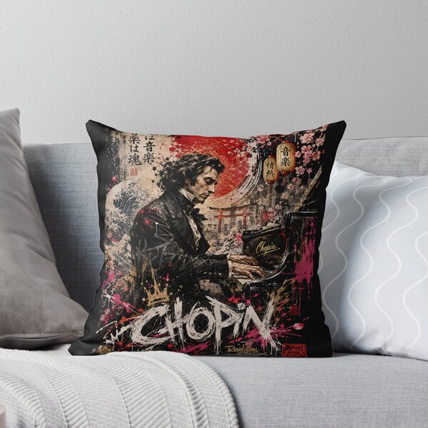 Item preview, Chopin Revolution of the Soul Japanese Art Music Poster designed and sold by Gaviani Design Studio.