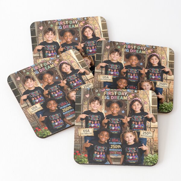 Item preview, 1st Day at School - Big Dreams - USA 250th Anniversary Celebration 1776 to 2026 - Special Edition designed and sold by DBM Photo Art 1.