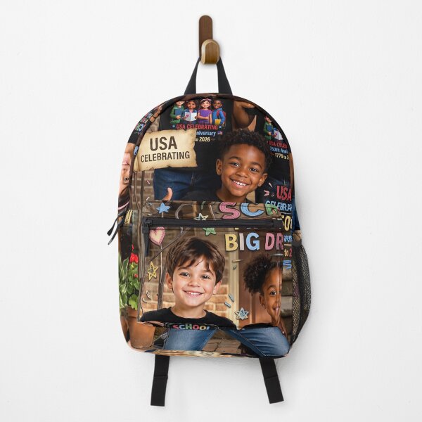 Item preview, 1st Day at School - Big Dreams - USA 250th Anniversary Celebration 1776 to 2026 - Special Edition designed and sold by DBM Photo Art 1.