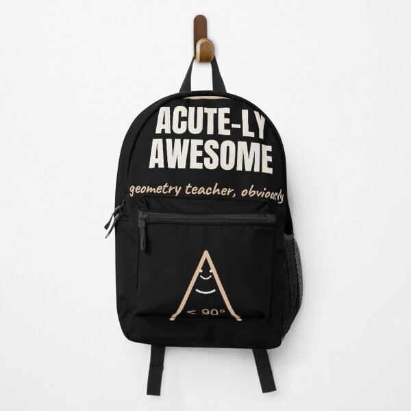 Item preview, Acute-ly Awesome Funny Geometry Teacher Pun designed and sold by The Cozy Design Studio.