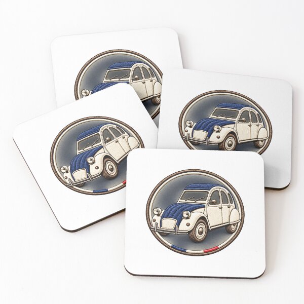 Item preview, Vintage French Car Embroidered Badge designed and sold by Globe Dolls.