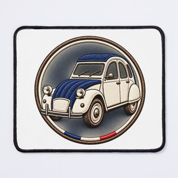 Item preview, Vintage French Car Embroidered Badge designed and sold by Globe Dolls.
