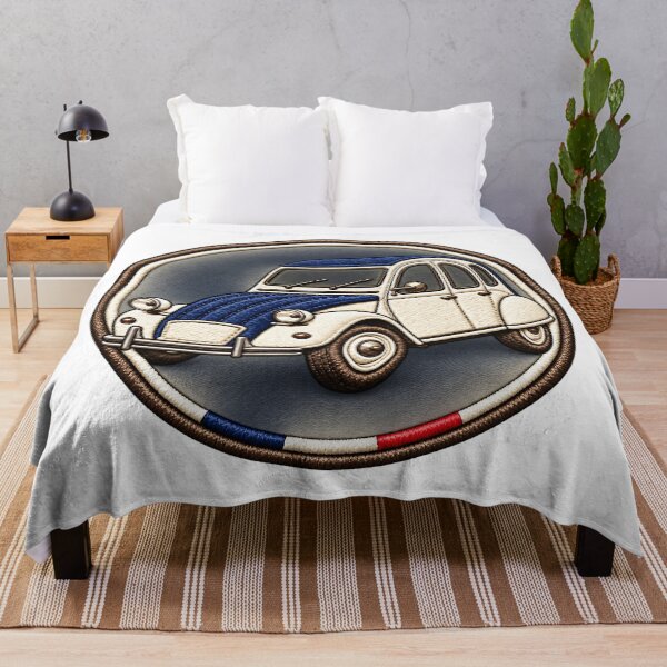 Item preview, Vintage French Car Embroidered Badge designed and sold by Globe Dolls.