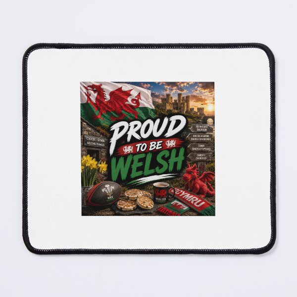 Item preview, Proud To Be Welsh | Wales Culture & Heritage designed and sold by GlitchThreads.