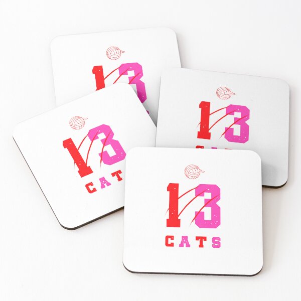 Item preview, 13 Cats Sports Jersey Style Cat Lover Design designed and sold by Laysa Kaline.