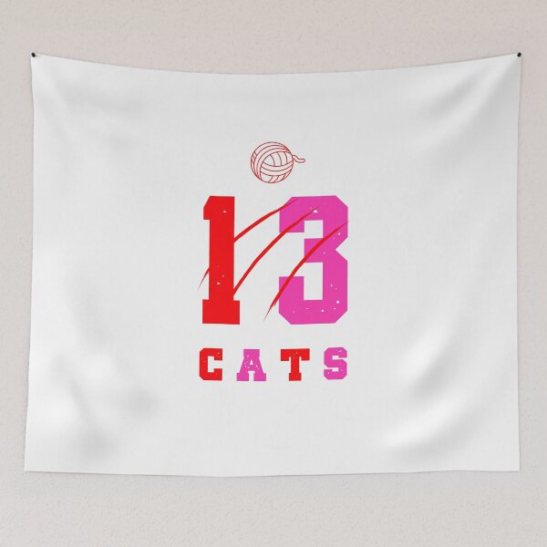 Item preview, 13 Cats Sports Jersey Style Cat Lover Design designed and sold by Laysa Kaline.