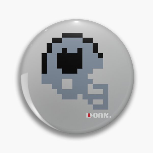 Item preview, Raiders Retro Throwback Tecmo Bowl Helmet designed and sold by TecmoBowlSports.