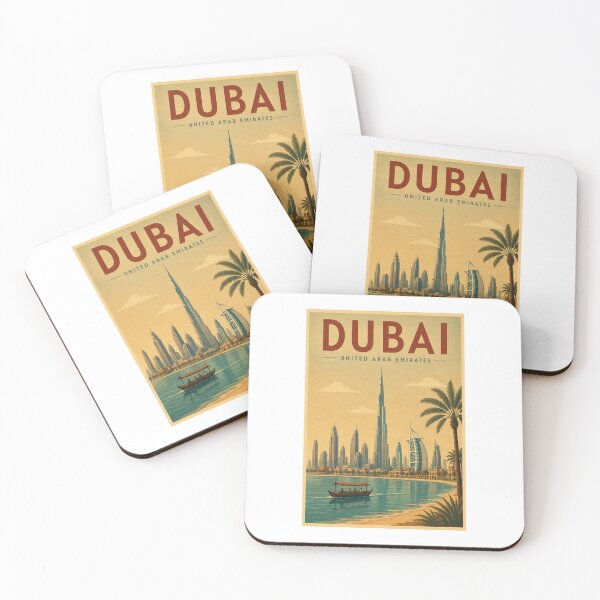 Item preview, Dubai Vintage – Burj Khalifa | Retro UAE Travel Poster designed and sold by Vintage city life.