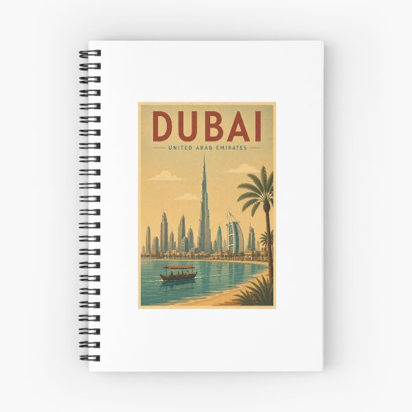 Item preview, Dubai Vintage – Burj Khalifa | Retro UAE Travel Poster designed and sold by Vintage city life.