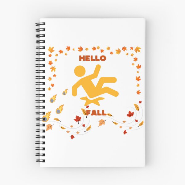 Item preview, Hello Fall Autumn Skater Sticker | Cute Roller Skating Fall Sticker designed and sold by InfiniteTribute.