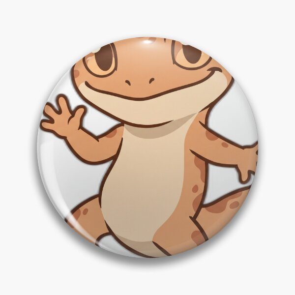 Item preview, Blaze the Flame Crested Gecko Sticker designed and sold by PocketPetStudio.