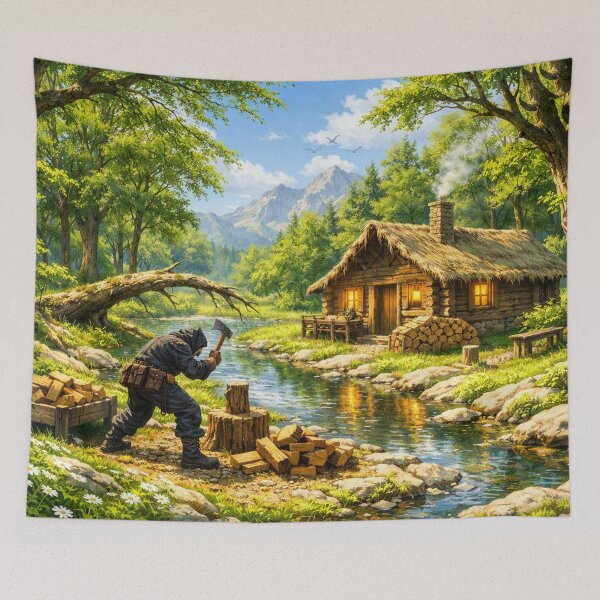 Item preview, Forestry work on a summer day designed and sold by Sigtrix.