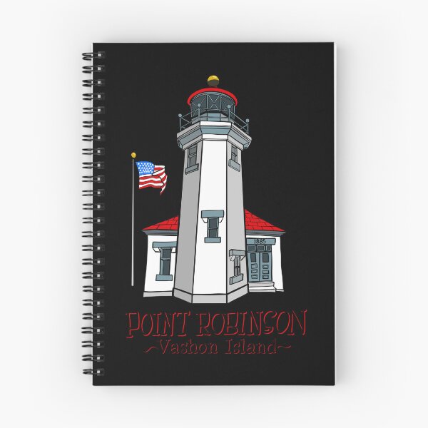 Item preview, Point Robinson Lighthouse Vashon Island WA 1885 Art designed and sold by Urban Muse And Sultry Hues.