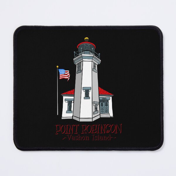 Item preview, Point Robinson Lighthouse Vashon Island WA 1885 Art designed and sold by Urban Muse And Sultry Hues.