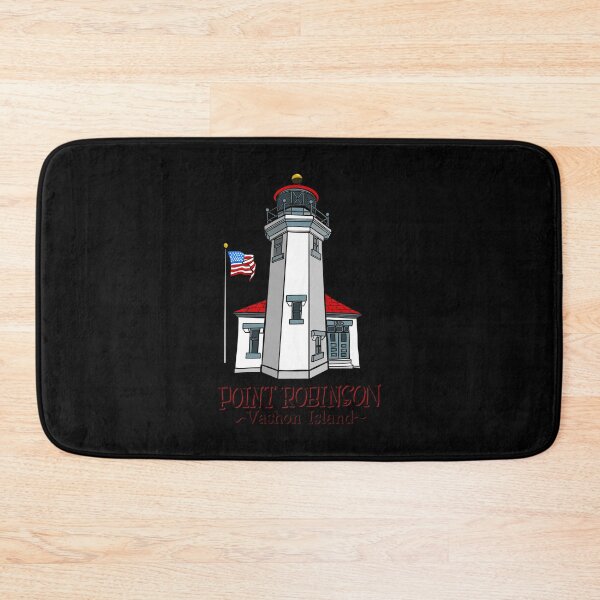 Item preview, Point Robinson Lighthouse Vashon Island WA 1885 Art designed and sold by Urban Muse And Sultry Hues.