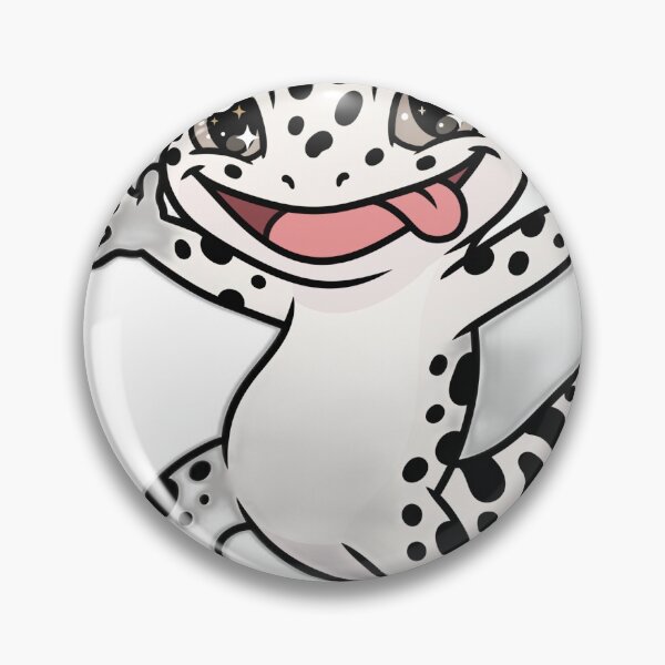 Item preview, Dot the Dalmatian Crested Gecko Sticker designed and sold by PocketPetStudio.